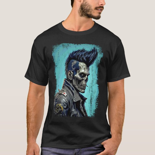 T-shirt Zombie Rock'n'Roll Apocalyptique (Devant)