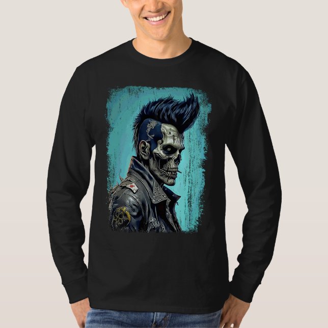 T-shirt Zombie Rock'n'Roll Apocalyptique (Devant)