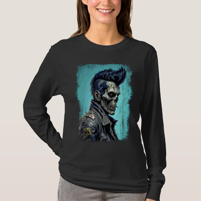 T-shirt Zombie Rock'n'Roll Apocalyptique (Devant)