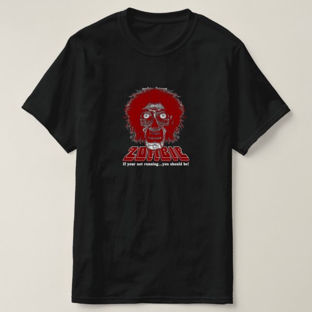 T-shirt ZOMBIE Rouge (Design devant)