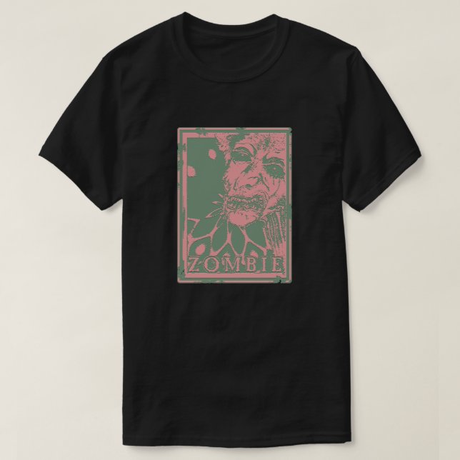 T-shirt ZOMBIE- Rouge (Design devant)