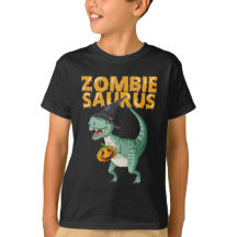 Zombie Saurus Dinosaur T Rex Halloween enfants
