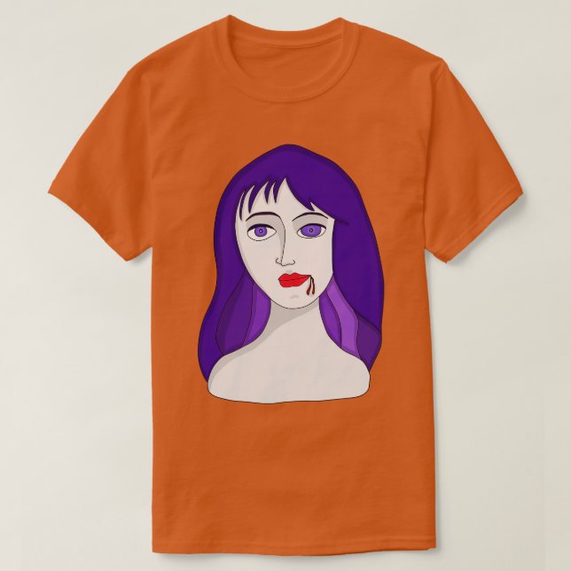 T-shirt Zombie soif de sang (Design devant)