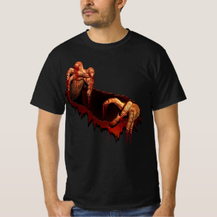 T-shirt Zombie T-shirt Halloween T-shirt Gory Zomb