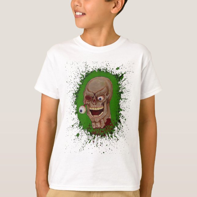 T-shirt Zombie toxique (Devant)