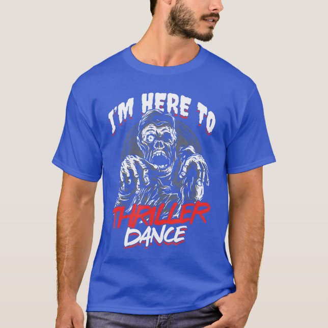 T-shirt Zombie Undead Halloween Thriller Dance Trick Or Tr (Devant)
