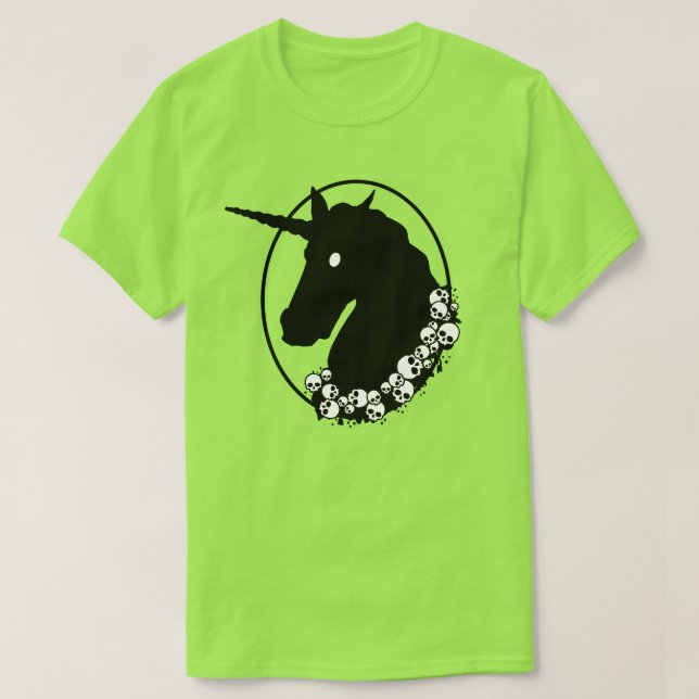 T-shirt Zombie Unicorn (Design devant)