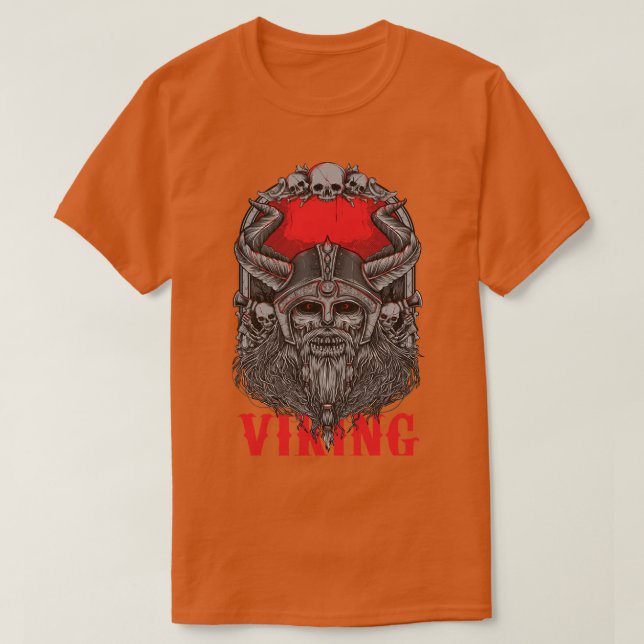 T-shirt Zombie Viking 3 (Design devant)