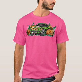T-shirt Zombie Voiture Lazy Halloween Costume Déplaisant P
