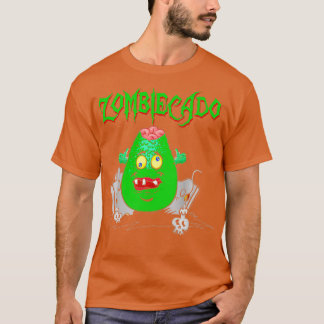 T-shirt Zombiecado Zombie Avocado Halloween drôle