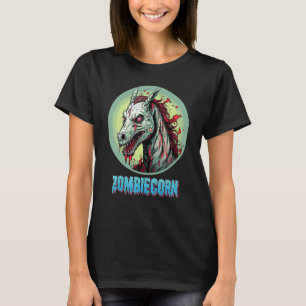 T-shirt Zombiecorn Zombie Unicorn I Love Brainbows Punk Ha