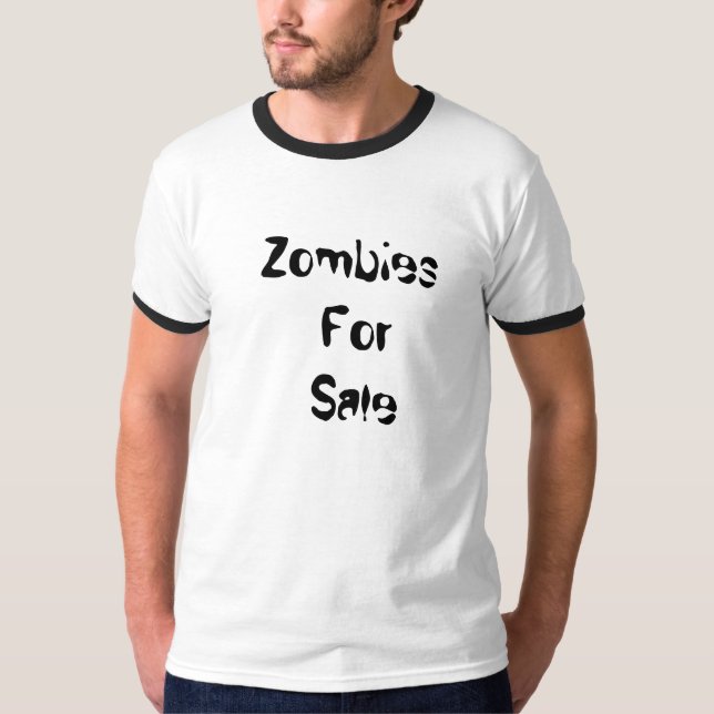 T-Shirt Zombies à Vendre (Devant)