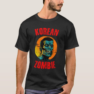 T-shirt Zombies Coréen Horreur Halloween cadavre non mort