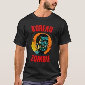 T-shirt Zombies Coréen Horreur Halloween cadavre non mort