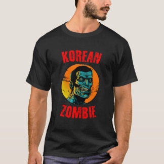 T-shirt Zombies Coréen Horreur Halloween cadavre non mort
