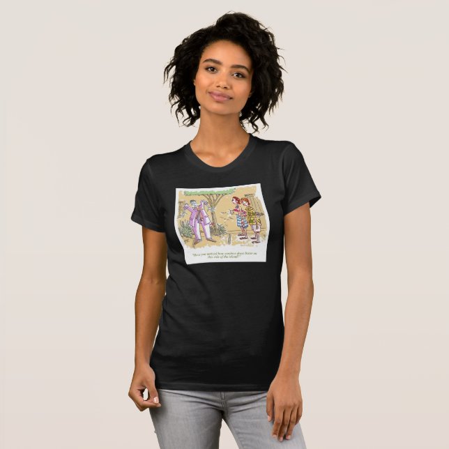 T-shirt Zombies habiller Meilleures femmes bella toile T-s (Devant entier)