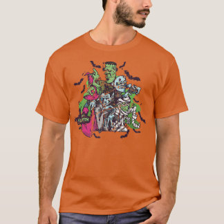 T-shirt Zombies Halloween Éffrayant effrayant Zombie Homme