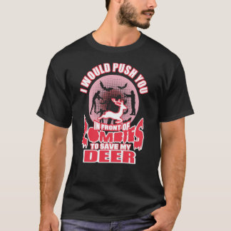 T-shirt Zombies pour sauver mon cerf