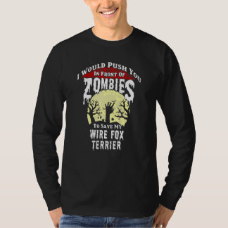 T-shirt Zombies Terrier à fil de fer Spooky Halloween