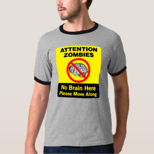 T-shirt Zombis d'attention
