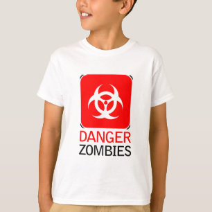 T-shirt Zombis de danger