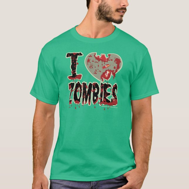 T-shirt zombis du coeur i ! (Devant)
