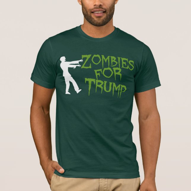 T-shirt Zombis pour l'humour d'atout (Devant)