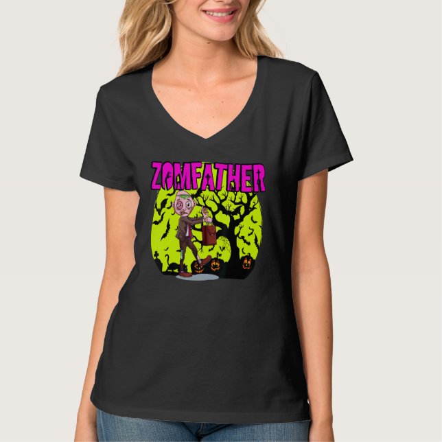 T-shirt Zomfather Zombie (Devant)