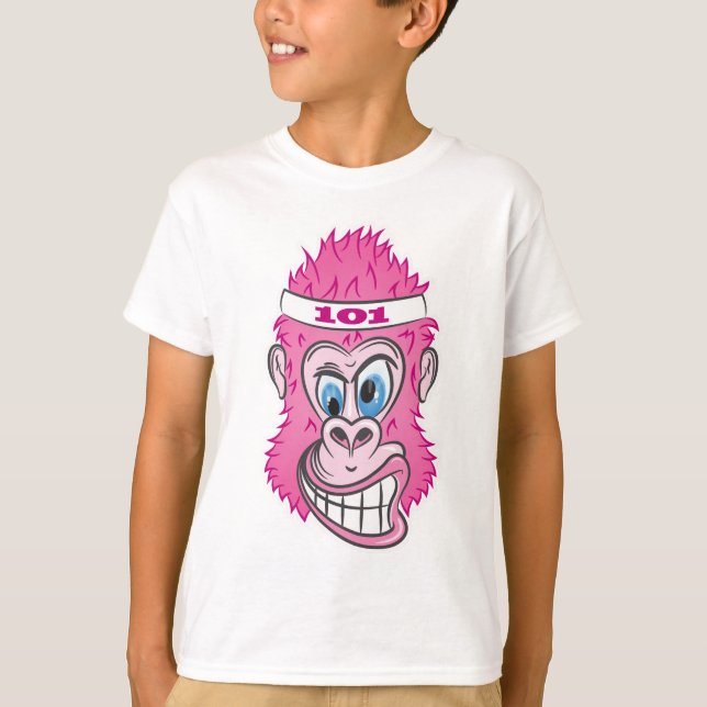 T-shirt ZOMG, gorilles dans le sauvage (Devant)