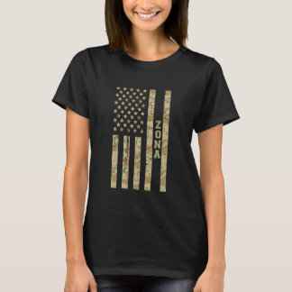 T-shirt Zona Arizona Region Desert Camo Distressed America