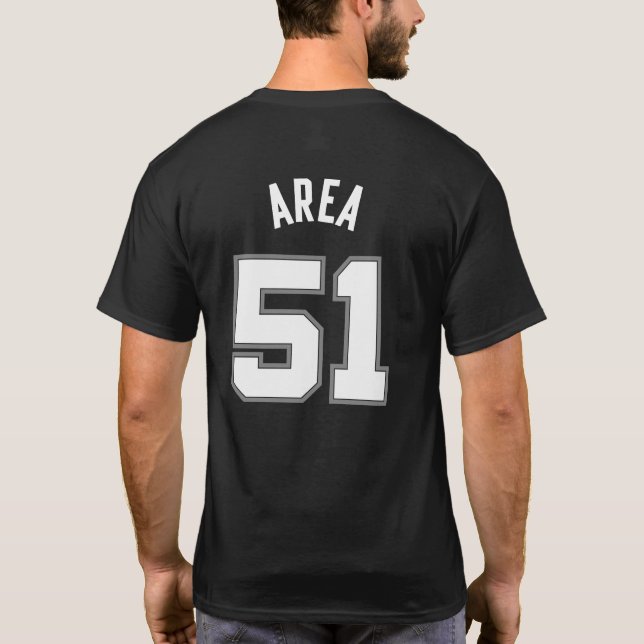 T-shirt Zone 51 (Dos)