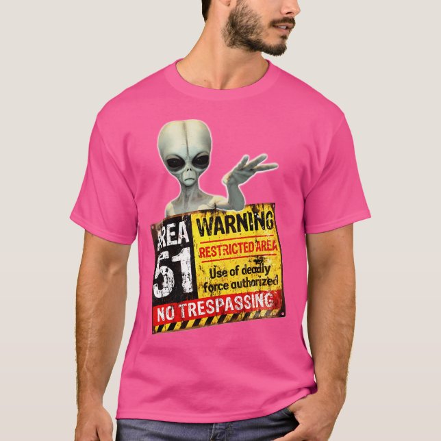 T-shirt Zone 51 (Devant)