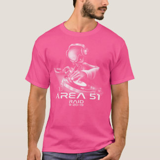 T-shirt Zone 51 Alien Dj Scratcher