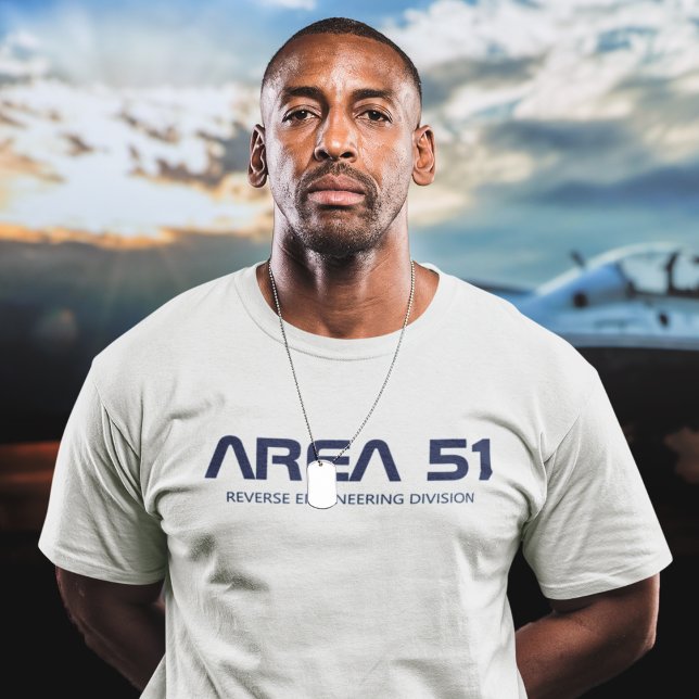 T-shirt Zone 51 Ingénierie inverse Alien OVNI Paranormal (Créateur téléchargé)