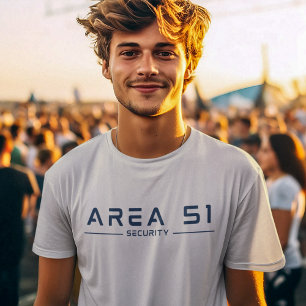 T-shirt Zone 51 T-Shir de l'Alien de sécurité