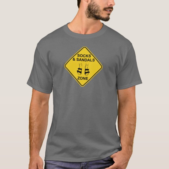 T-shirt Zone Chaussettes & Sandales (Devant)