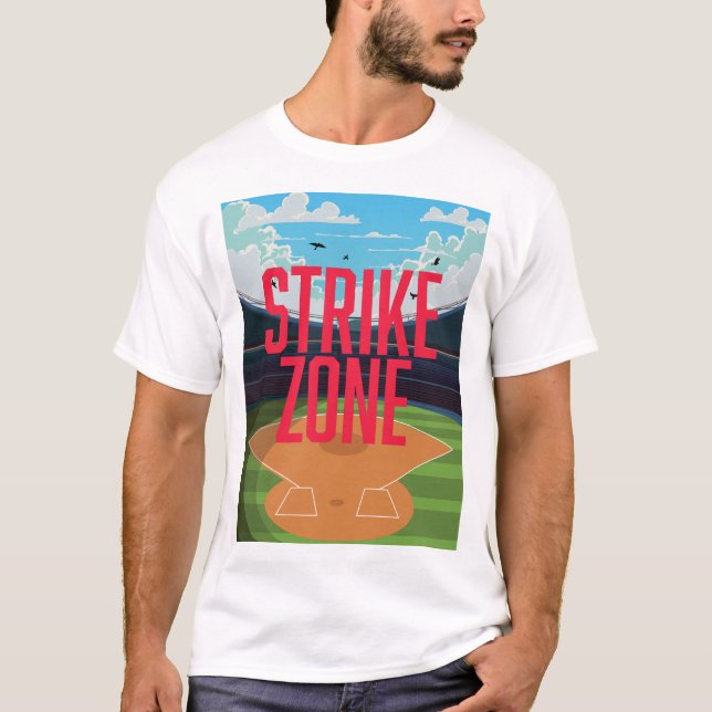 T-shirt Zone de baseball (Devant)