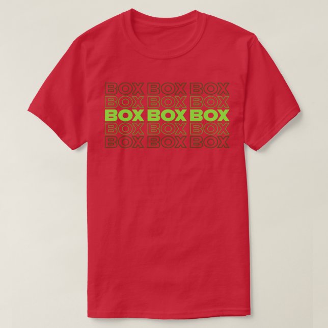 T-shirt Zone de case F1 Conception de texte vert dégradé (Design devant)