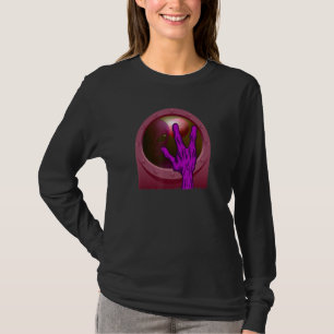 T-shirt Zone de croyance en l'OVNI de la tête d'extraterre