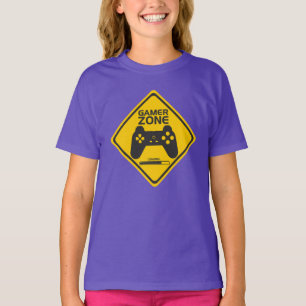 T-shirt Zone de gamer géniale Manette de jeu vidéo