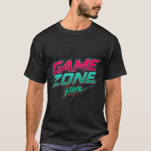 T-shirt Zone de jeu rétro VAR Citation de jeu drôle