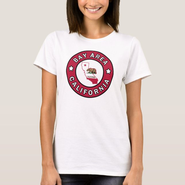 T-shirt Zone de la baie de Californie (Devant)