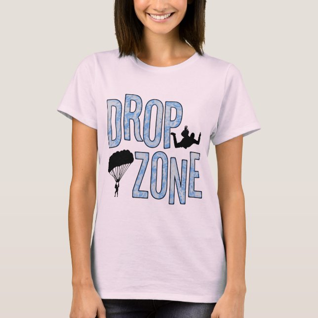 T-shirt Zone de largage (Devant)