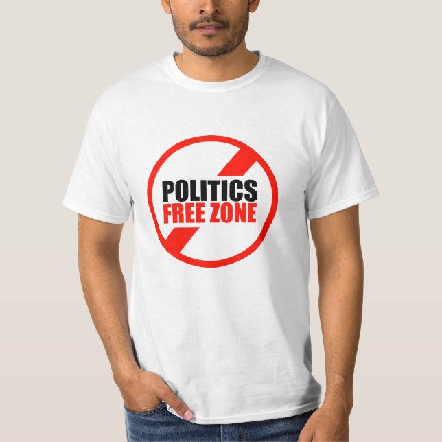 T-shirt Zone de liberté politique (Devant)