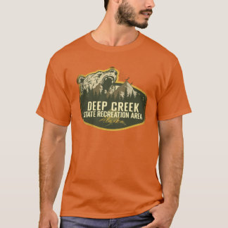 T-shirt Zone de loisirs d'État de Deep Creek en Alaska Bad