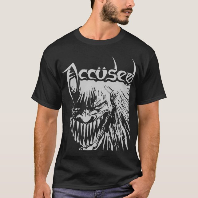 T-shirt Zone de métal accusé (Devant)