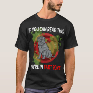 T-shirt Zone de Pet Fougueux Mastiff Napolitain 01
