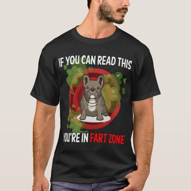 T-shirt Zone de pet Français Bouledogue 03 (Devant)