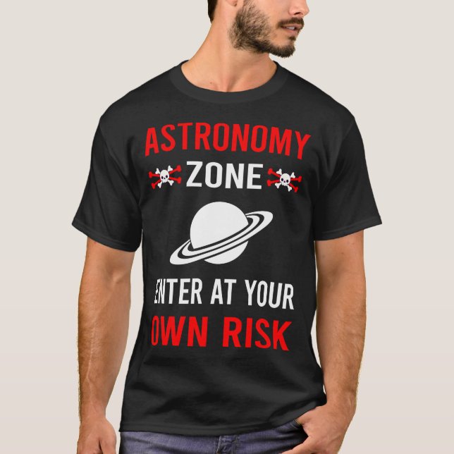T-shirt Zone de risque Astronomie (Devant)