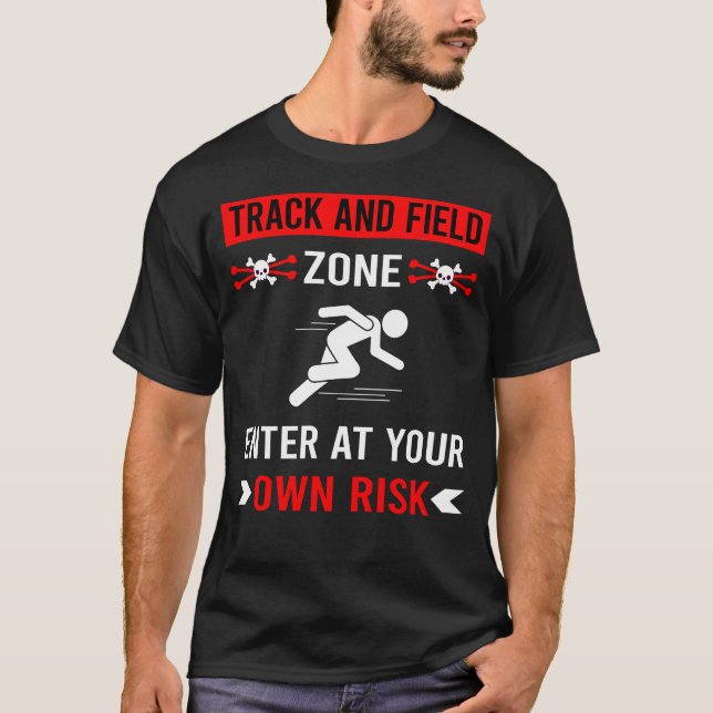 T-shirt Zone de risque Athlétisme (Devant)